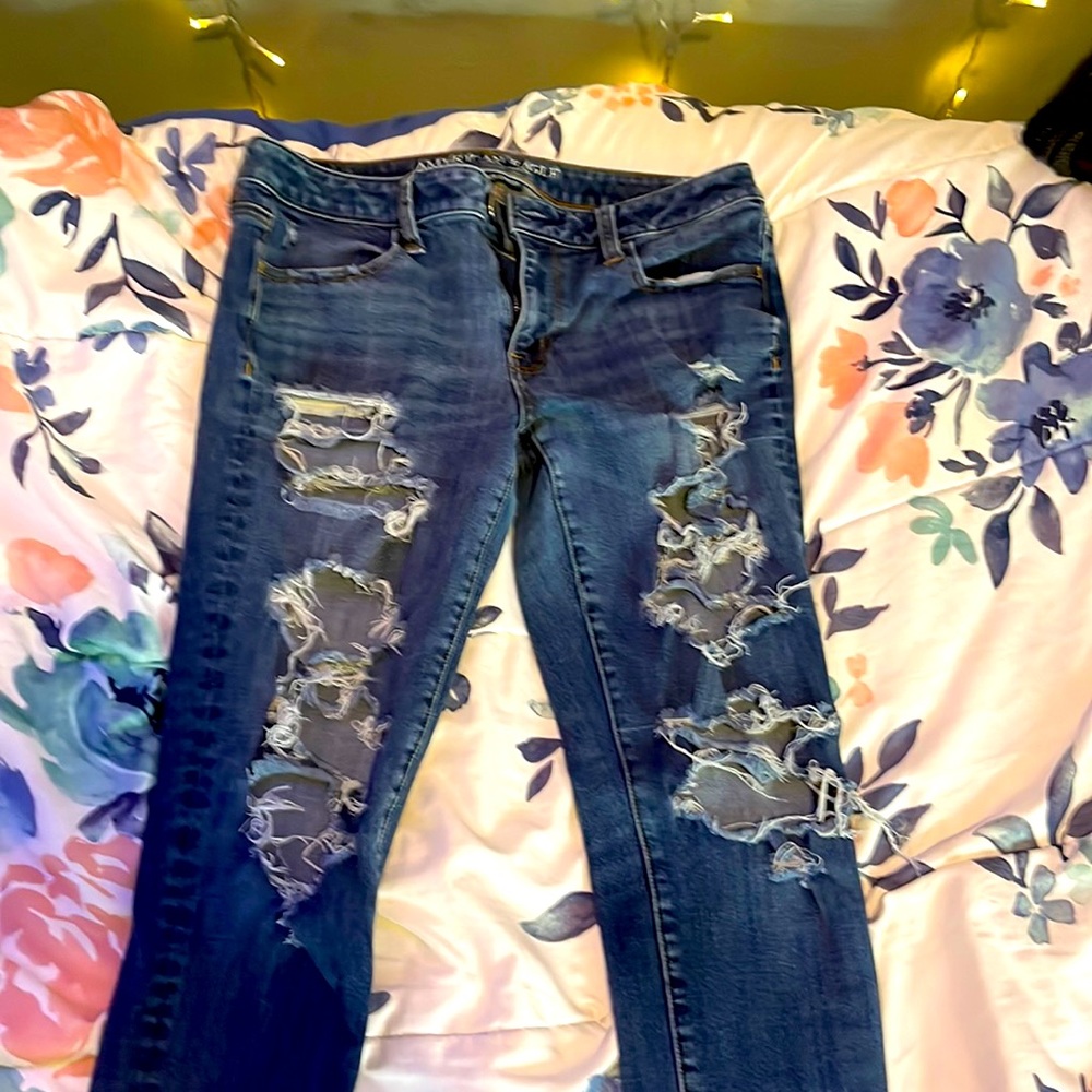 American Eagle Outfitters Jeans, Worn maybe twice, comftorable.